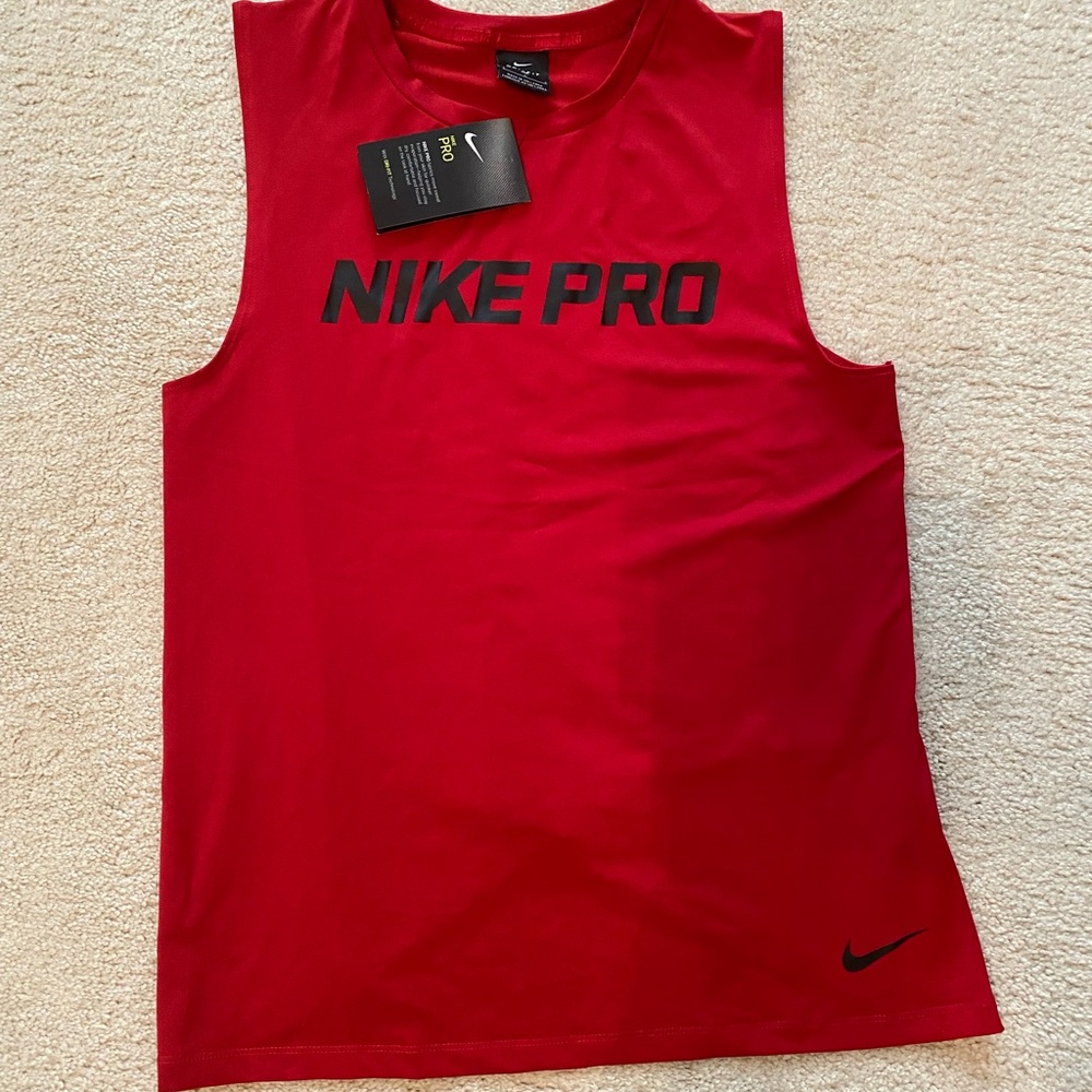 Nike Dri-FIT Red Athletic Tank